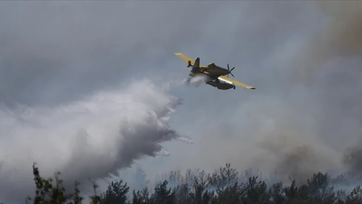 OGM'ye Ait Yangın Söndürme Uçağı Kaza Kırıma Uğradı