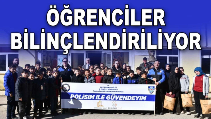 Öğrenciler Bilinçlendiriliyor