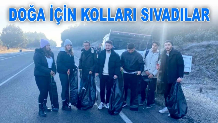 Öğrenciler Doğa İçin Kolları Sıvadı