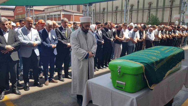 Patlamada Ölen İşçi Son Yolculuğuna Uğurlandı