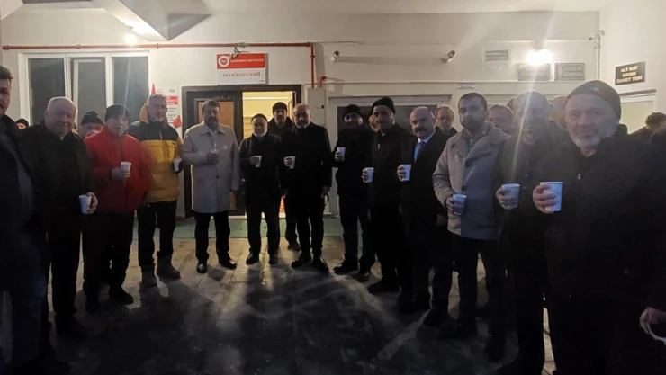 Olukbaşı Camii'nde Dua Ve İkram Etkinliği Başladı