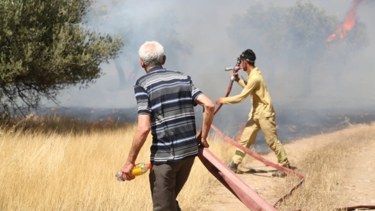 Orman Yangınlarıyla Mücadeleye Gönüllü Ordusu Destek Oldu
