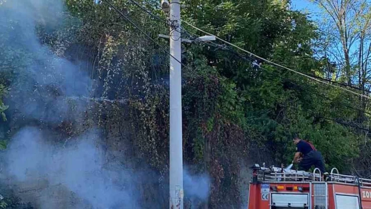 Yakılan Ateş Ekipleri Harekete Geçirdi