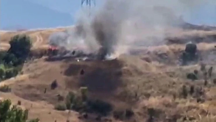 Ot Yangını 2 Dönüm Alana Zarar Verdi