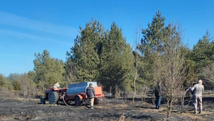 Ot Yangını Korkuttu! 