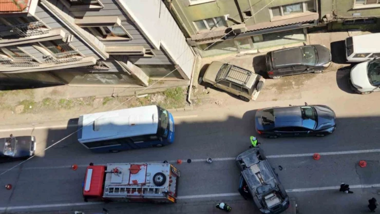 Otomobil Ters Döndü: 1 Yaralı