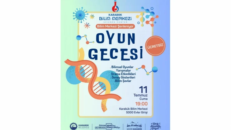 Oyun Gecesi Etkinliği Düzenlenecek