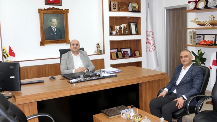 Öz Sağlık-İş'ten Derdiyok'a Ziyaret