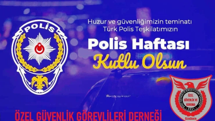 Özgüder Başkanı Burhan Kendirci: 'Polis Teşkilatımız İle Çalışmaktan Onur Duyuyoruz'