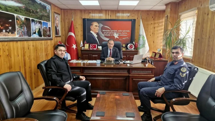 Pınarbaşı Belediye Başkanı Serkan Arı'yı Ziyaret Ettiler