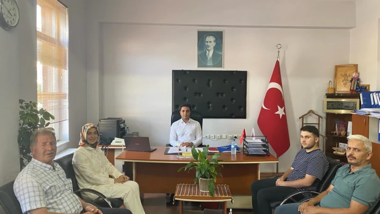 Pınarbaşı Kaymakamı Onur Çelik'ten Kurumlara Veda Ziyareti