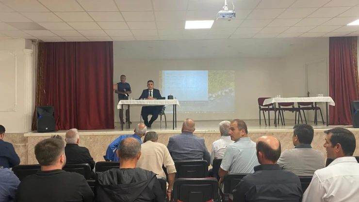 Pınarbaşı'nda Muhtarlar Toplantısı düzenlendi