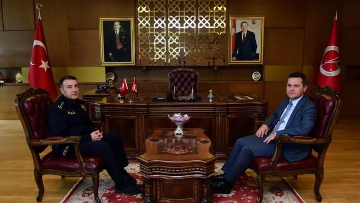 PMYO Müdür V. Yüksel'den Rektör Topal'a Ziyaret