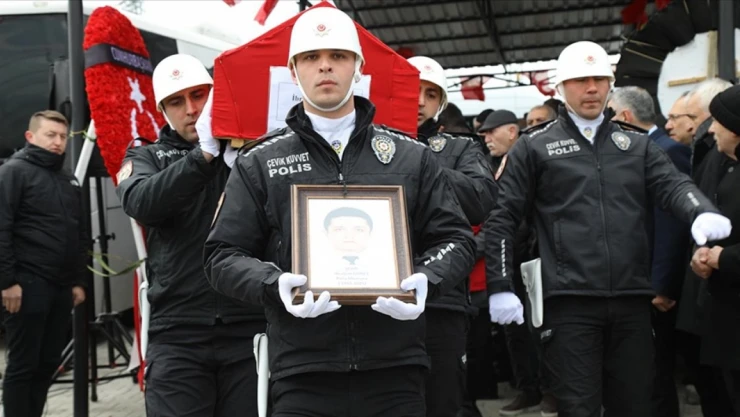 Polis Memuru Güney Son Yolculuğuna Uğurlandı