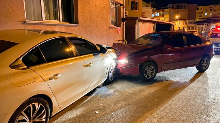 Polisten kaçarken kaza yaptı