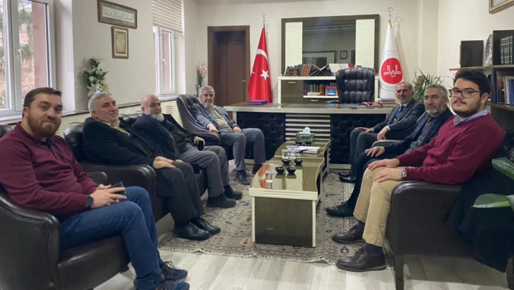 Prof. Dr. Hasan Kamil Yılmaz'dan Müftü Derin'e Ziyaret