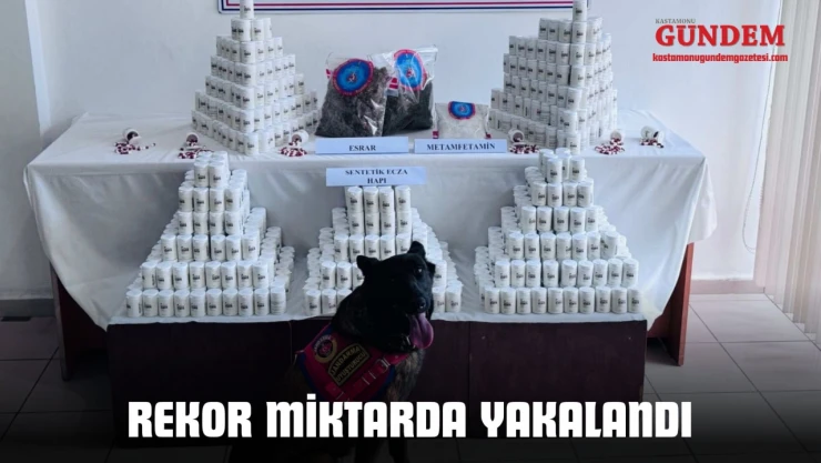 Rekor Miktarda Yakalandı