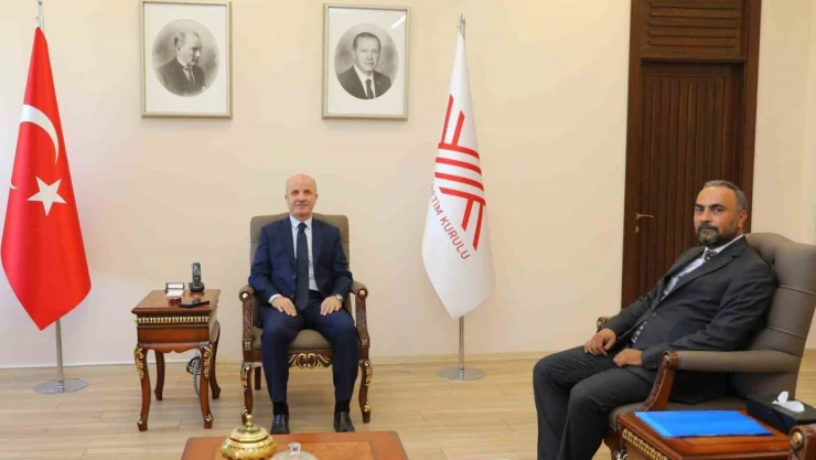 Rektör Akkaya'dan YÖK Başkanına Ziyaret