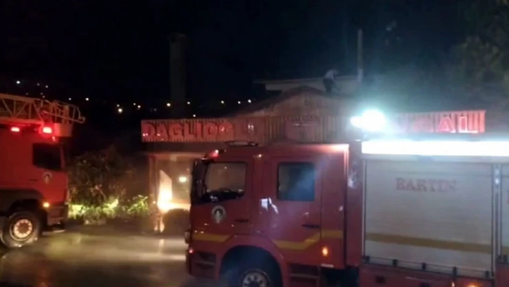 Restoranda Yangın Paniği