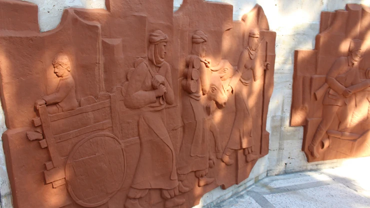 Rölyeflerin restoresi vatandaşları mutlu etti