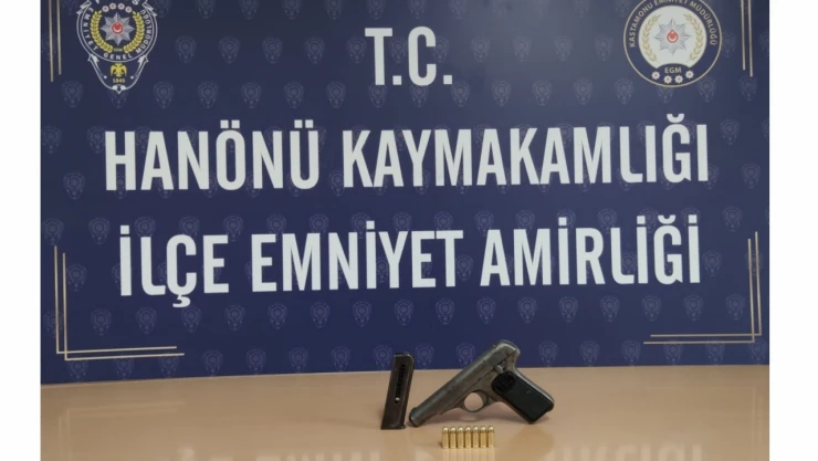 Ruhsatsız Tabanca Ele Geçirildi!