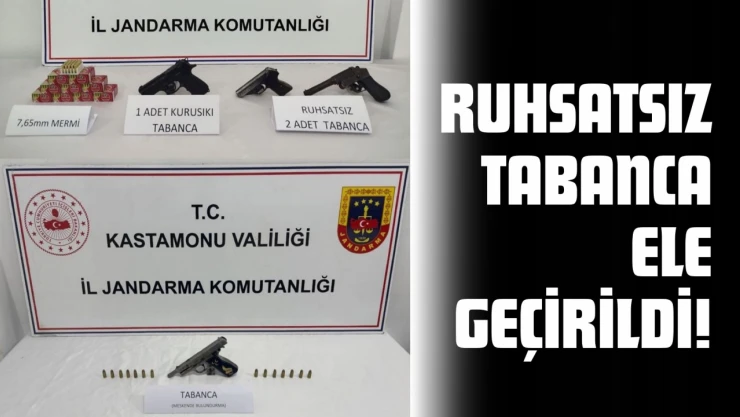 Ruhsatsız Tabanca Ele Geçirildi!