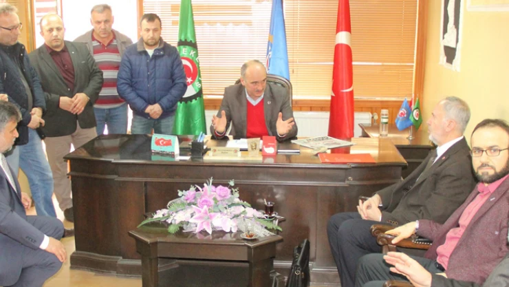 Saadet Partisi'nden, Şeker-İş'e destek