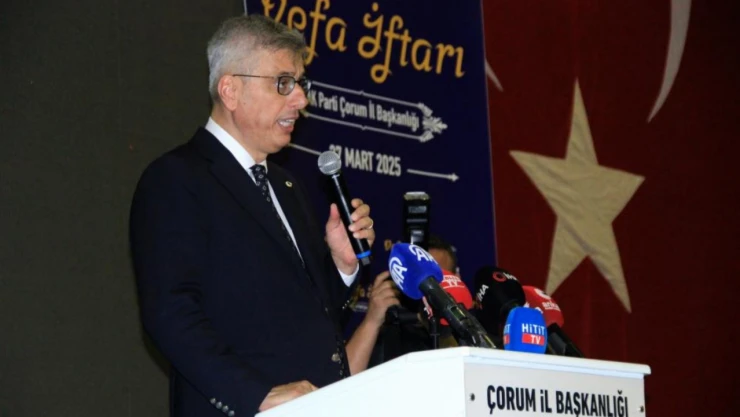 Sağlık Bakanı Memişoğlu Çorum'da Konuştu