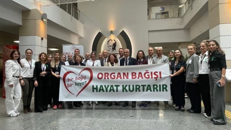 Organ Bağışına Dikkat Çekmek İçin Yeşil Kurdele Taktılar