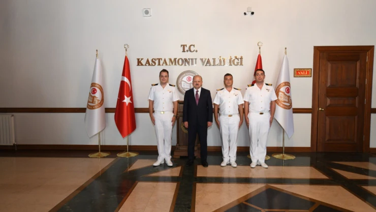 Sahil Güvenlik Komutanlarından Vali Dallı'ya Ziyaret