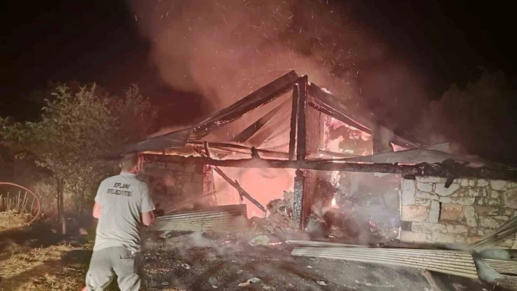 Samanlık Yangında Kül Oldu