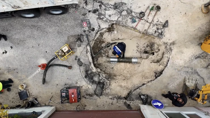 Saraçlar Mahallesi'nde Su Arızası Giderildi