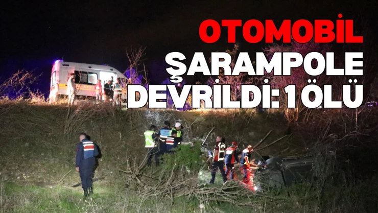 Şarampole Devrilen Aracın Sürücüsü Öldü