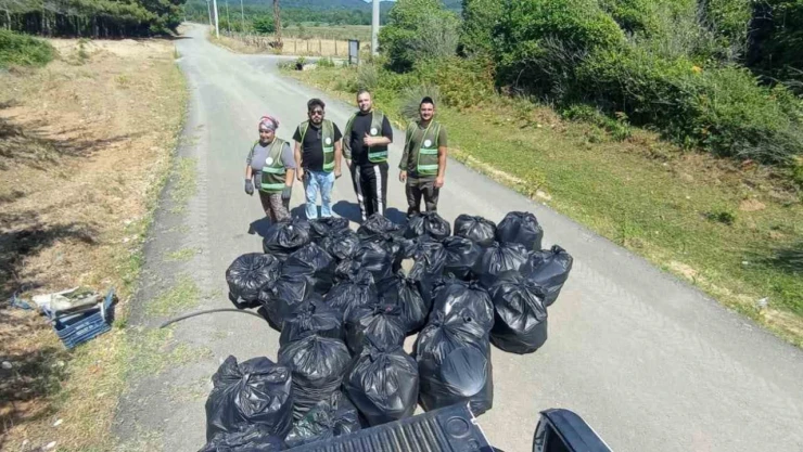 Sarıkum Tabiatı Koruma Alanı'nda Temizlik Seferberliği