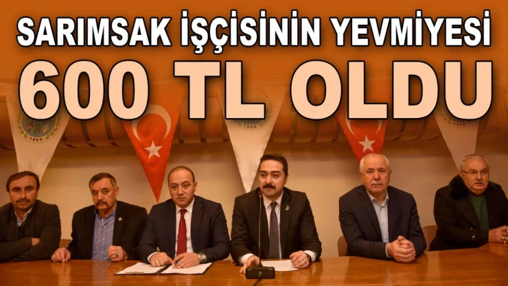 Sarımsak İşçisinin Yevmiyesi 600 TL Oldu