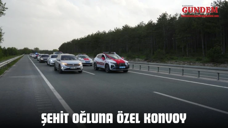 Şehit Oğluna Özel Konvoy