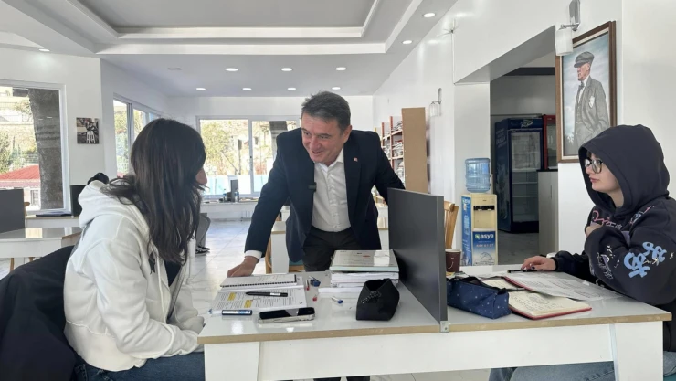 Şehit Öğretmen Aybüke Yalçın Çalışma Salonu Ziyaret Edildi