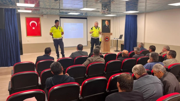 Servis Şoförlerine Bilgilendirme Yapıldı