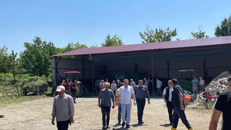 Sevgilioğlu'ndan Yangın Bölgesine Ziyaret