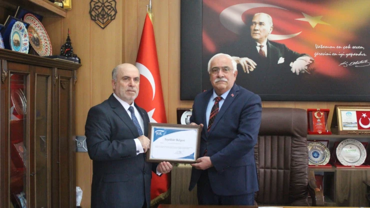 SGK'dan Ağlı Belediyesi'ne Teşekkür Belgesi