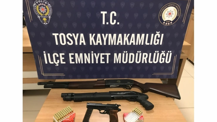 Silah Ve Fişekler Ele Geçirildi