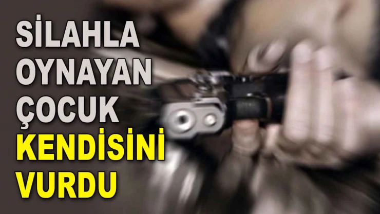 Silahla Oynayan Çocuk Kendisini Vurdu