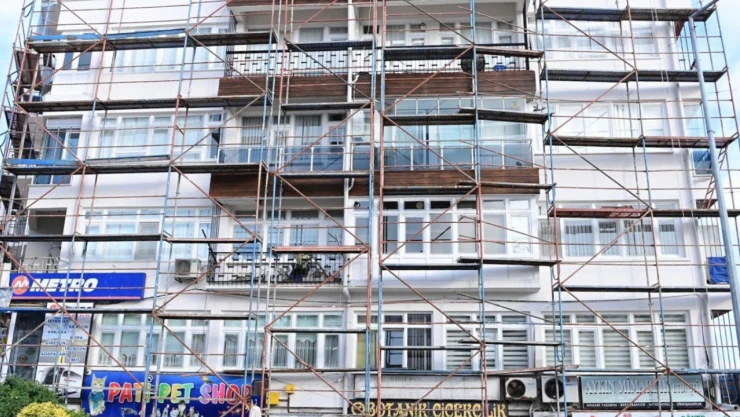 Sinop Atatürk Caddesi'nde Cephe Sağlıklaştırma Projesi