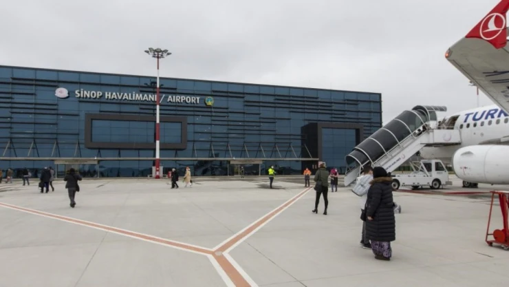 Sinop Havalimanı, Mart Ayında 22 Binden Fazla Yolcuya Hizmet Verdi