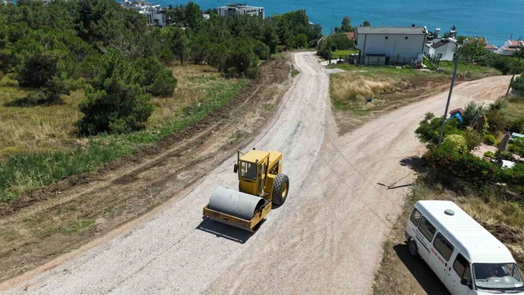 Sinop'ta Asfalt Mesaisi