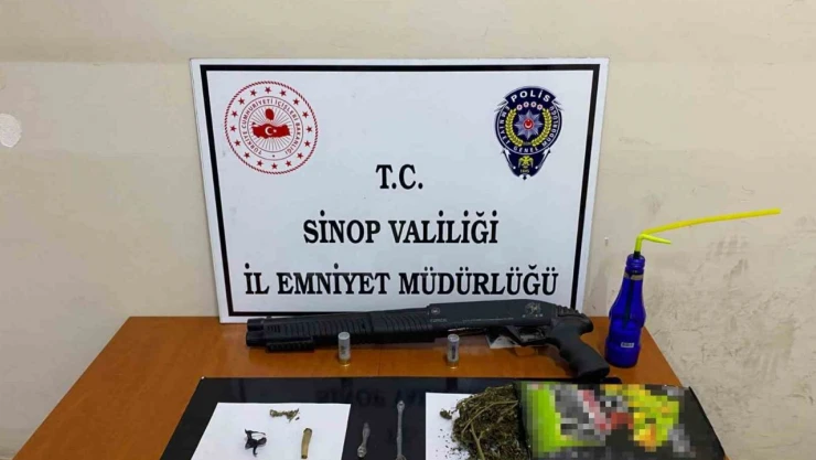 Sinop'ta Cips Poşetinden Esrar Çıktı