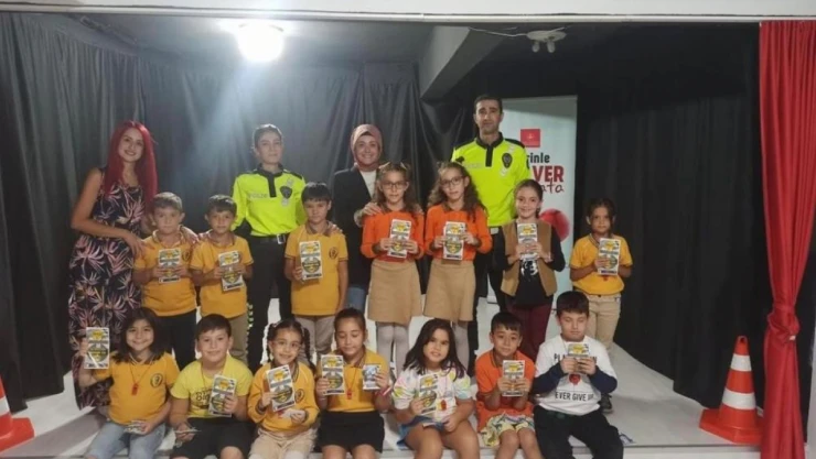 Sinop'ta çocuklara trafik eğitimi