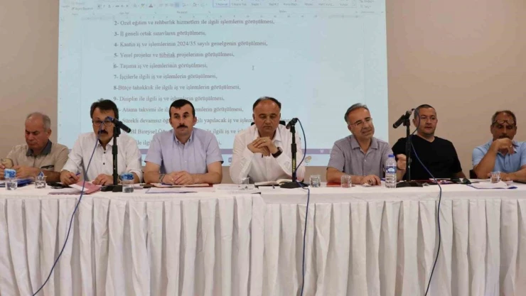 Sinop'ta Eğitim Yılı Masaya Yatırıldı