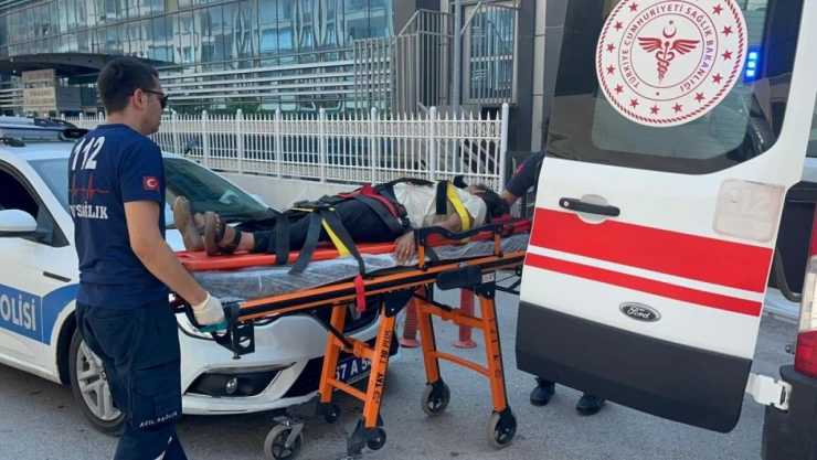 Sinop'ta Elektrikli Motosiklet Devrildi