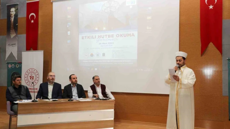 Sinop'ta Hutbe Okuma Yarışması